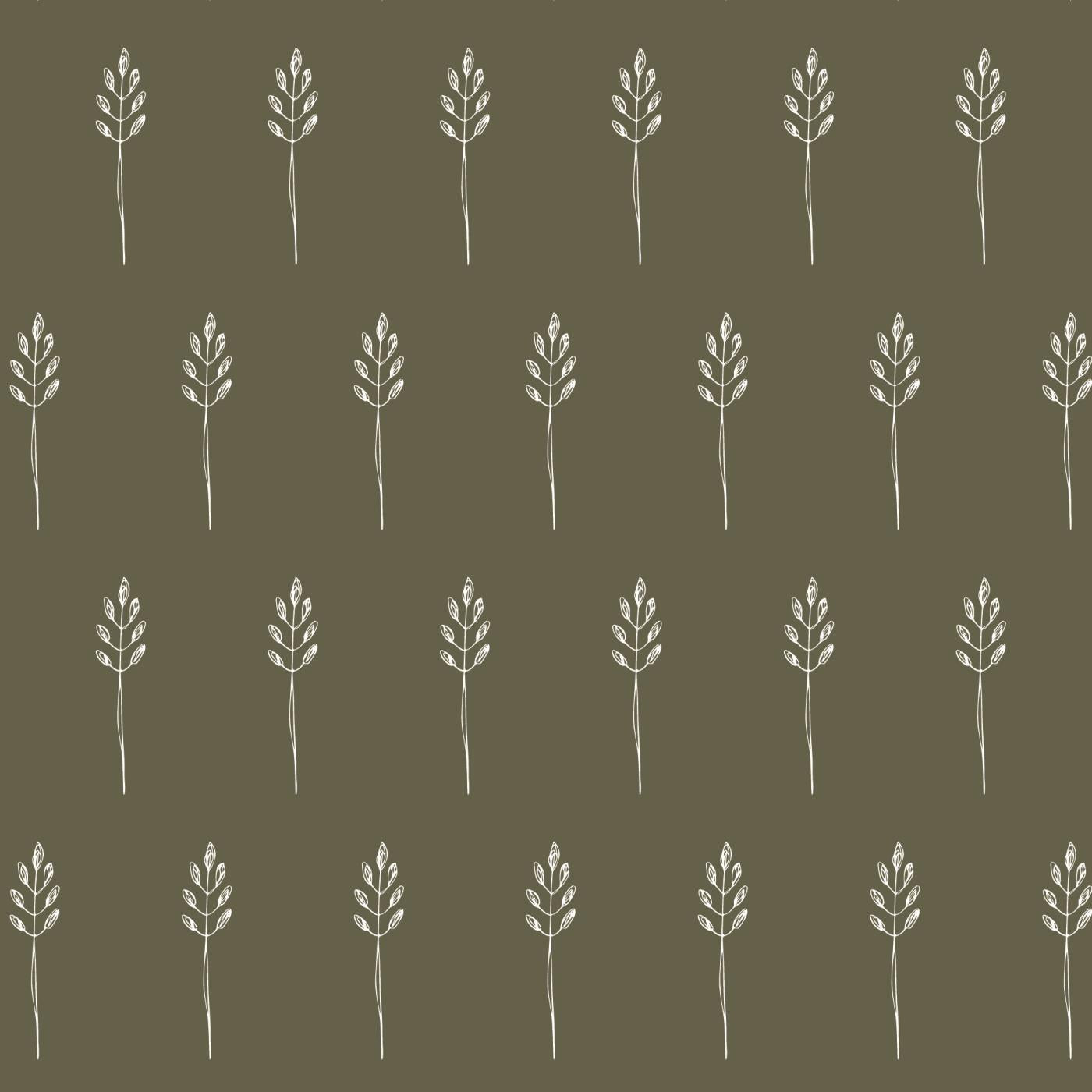 Serviett Wild Wheat, høst-grønn