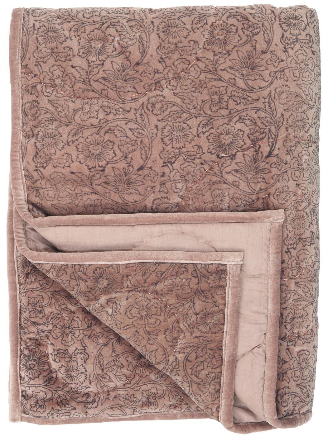 Quilt Velour Peony m/print  Ib Laursen